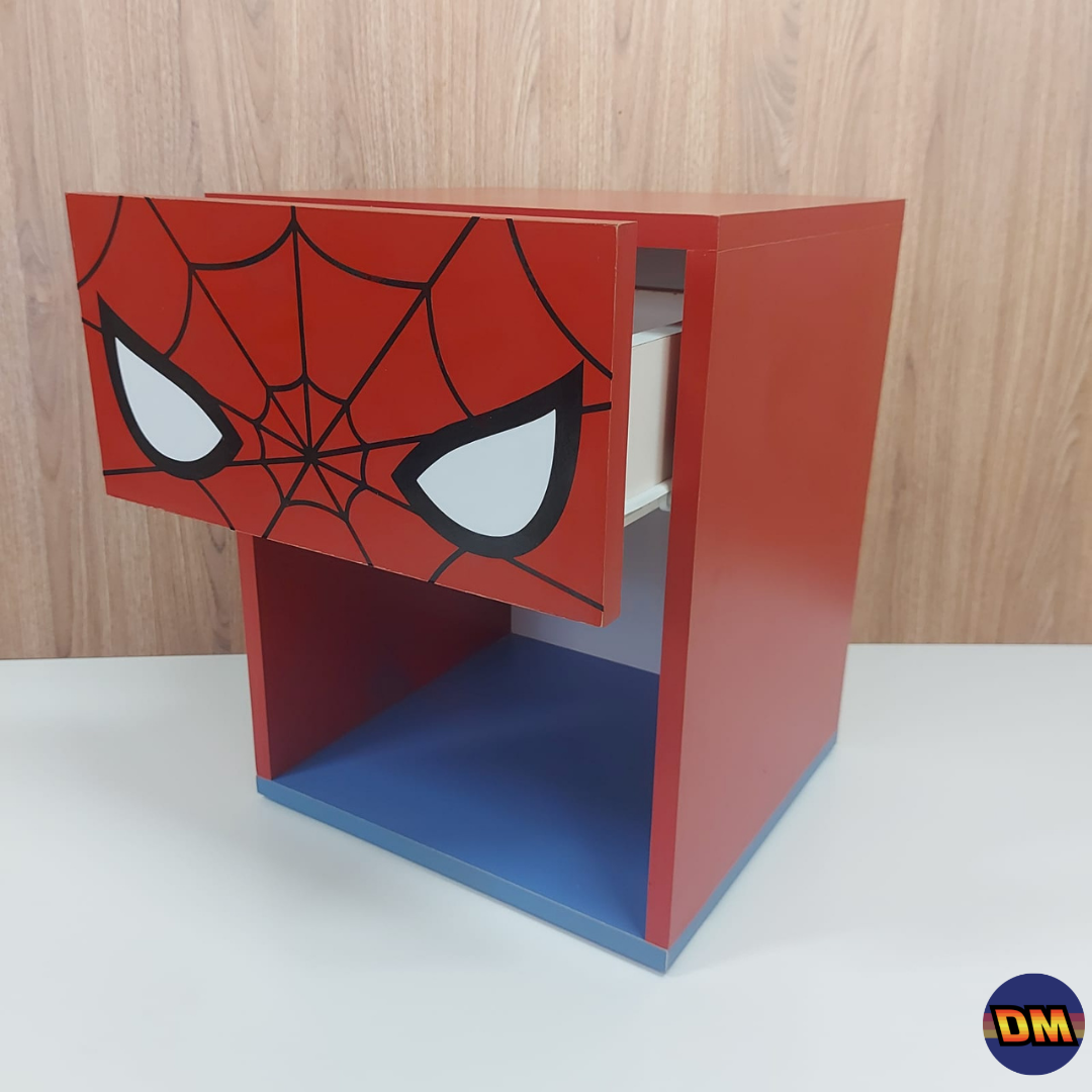Mesa de Luz Infantil Spiderman - DeLorean Muebles a Medida